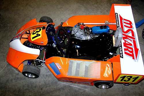 de nieuwe 250cc Superkart van MS kart